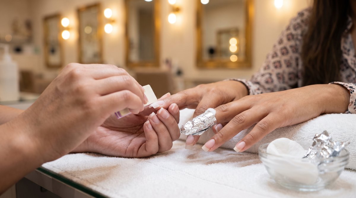 Acrylic Nail Extensions Removal